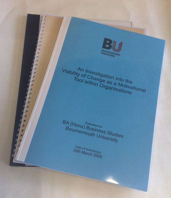 Bind dissertation