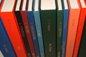 Various Hardback bound dissertations